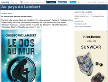 Tablet Screenshot of lambear.canalblog.com