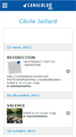Mobile Screenshot of cecilejaillard.canalblog.com