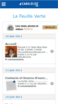 Mobile Screenshot of lafeulleverte.canalblog.com