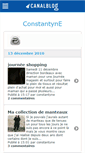 Mobile Screenshot of constantyne.canalblog.com