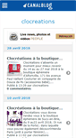 Mobile Screenshot of clocreations.canalblog.com