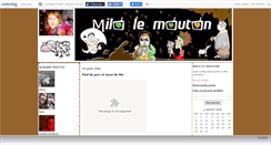 Desktop Screenshot of milolemouton.canalblog.com