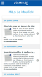 Mobile Screenshot of milolemouton.canalblog.com