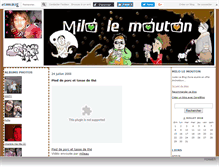 Tablet Screenshot of milolemouton.canalblog.com