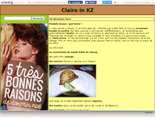 Tablet Screenshot of journalclairek.canalblog.com