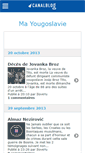 Mobile Screenshot of mayougoslavie.canalblog.com