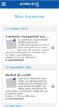 Mobile Screenshot of monfinancier.canalblog.com