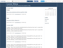 Tablet Screenshot of lovehinabanh.canalblog.com