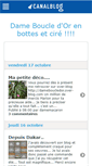 Mobile Screenshot of dameboucledor.canalblog.com