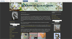 Desktop Screenshot of lucieetlouise.canalblog.com