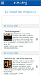 Mobile Screenshot of lebouchonmagique.canalblog.com