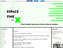 Tablet Screenshot of espacefine.canalblog.com