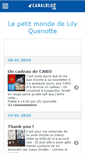 Mobile Screenshot of lilyquenotte.canalblog.com
