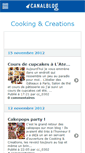 Mobile Screenshot of cookingcreations.canalblog.com