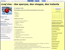 Tablet Screenshot of croquisdevies.canalblog.com