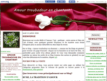 Tablet Screenshot of chantsdamour.canalblog.com