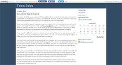 Desktop Screenshot of jobs15yearolds.canalblog.com