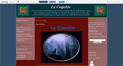 Desktop Screenshot of lecoyotte.canalblog.com