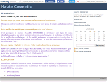 Tablet Screenshot of hautecosmetic.canalblog.com