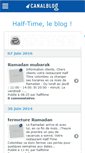 Mobile Screenshot of halftime.canalblog.com
