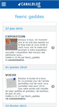 Mobile Screenshot of feericgeddes.canalblog.com