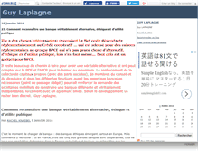 Tablet Screenshot of guylaplagne.canalblog.com