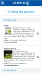 Mobile Screenshot of goumyflo.canalblog.com