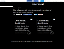 Tablet Screenshot of esperiment.canalblog.com