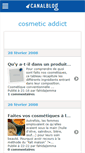 Mobile Screenshot of cosmeticaddict.canalblog.com