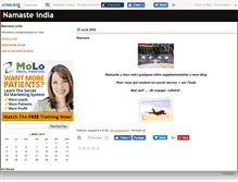 Tablet Screenshot of namasteindia.canalblog.com