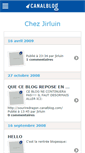 Mobile Screenshot of chezjirluin.canalblog.com