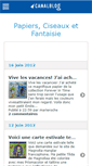 Mobile Screenshot of papiersciseaux.canalblog.com