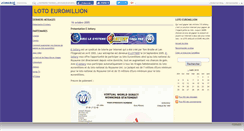 Desktop Screenshot of euromillions.canalblog.com