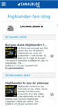 Mobile Screenshot of highlanderblog.canalblog.com