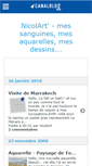Mobile Screenshot of nicolart.canalblog.com