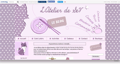 Desktop Screenshot of latelierdesev05.canalblog.com