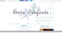 Desktop Screenshot of croixdenfants.canalblog.com
