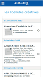 Mobile Screenshot of libellulescrea.canalblog.com