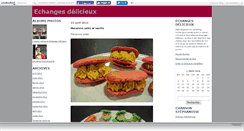 Desktop Screenshot of echangedelicieux.canalblog.com