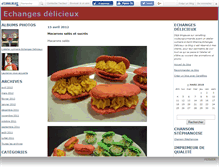 Tablet Screenshot of echangedelicieux.canalblog.com