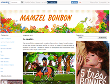 Tablet Screenshot of mamzelbonbon.canalblog.com