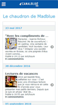 Mobile Screenshot of madblue.canalblog.com