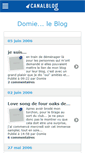 Mobile Screenshot of domie.canalblog.com