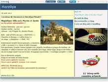 Tablet Screenshot of herzliya.canalblog.com