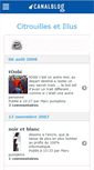 Mobile Screenshot of citrouillescolor.canalblog.com
