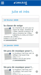 Mobile Screenshot of junye.canalblog.com