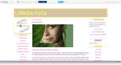 Desktop Screenshot of lherbefolle.canalblog.com