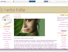 Tablet Screenshot of lherbefolle.canalblog.com