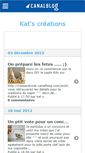 Mobile Screenshot of katscreations.canalblog.com
