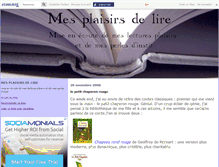 Tablet Screenshot of plaisirdelire.canalblog.com